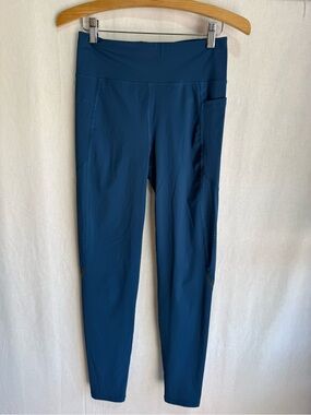 Sweaty Betty Zero Gravity Full-Length Leggings in Bright Teal Blue